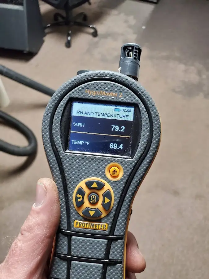 Moisture meter humidity assessment for Fire & Smoke Damage Restoration in Gardere
